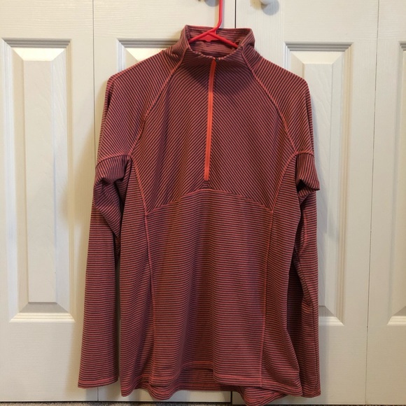 Columbia striped half-zip pullover - L - Picture 1 of 5